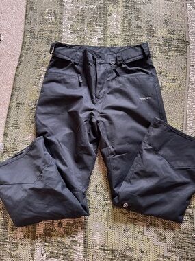 Volcom Black Ski Snow Pants - Waterproof Winter Shell